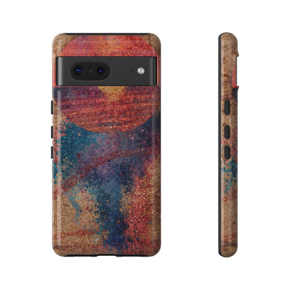 Retro Sunset Tough Phone Case
