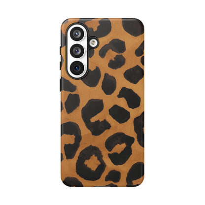 Leopard Print Tough Phone Case — Protective Animal Print iPhone Case