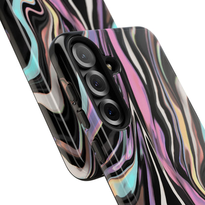 Abstract Marble Tough Phone Case — Pastel Swirl Protective Cover