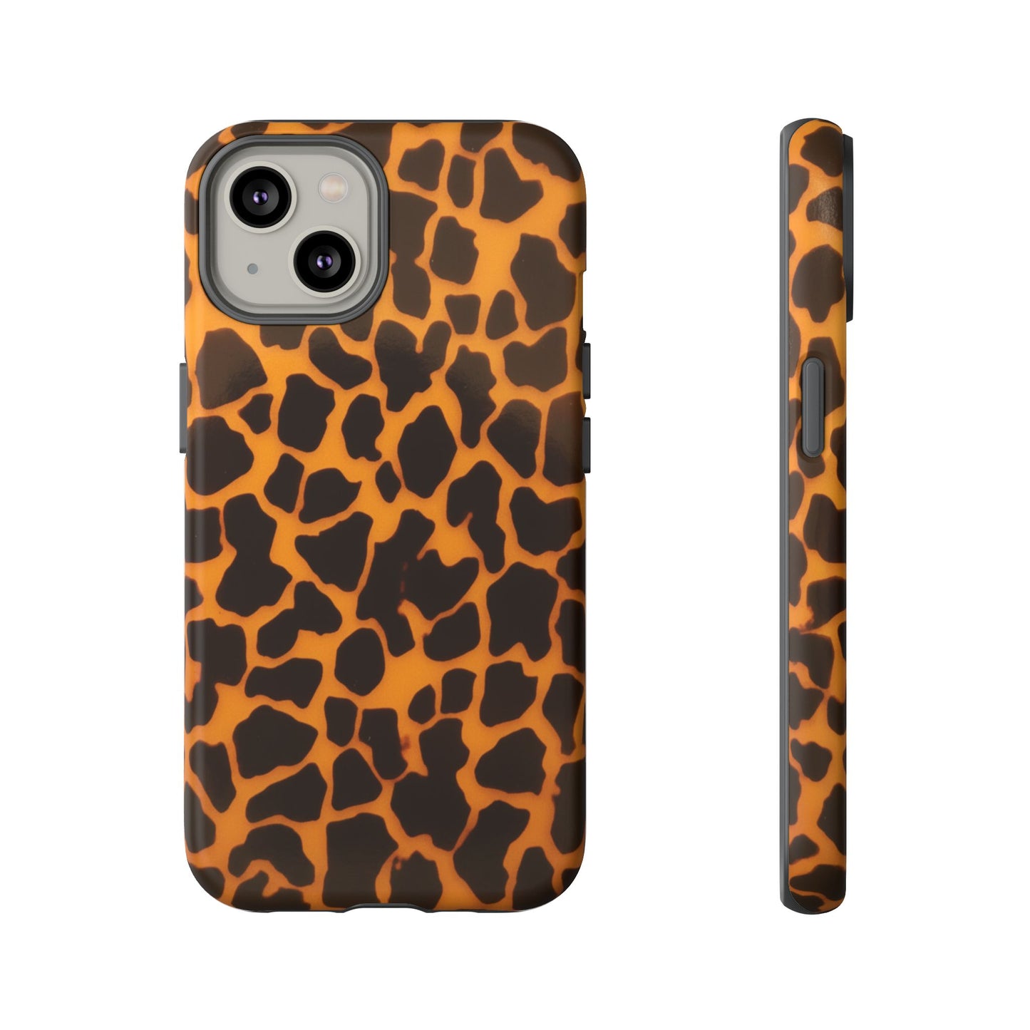 Leopard Print Tough Phone Case — Slim Protective iPhone Cover