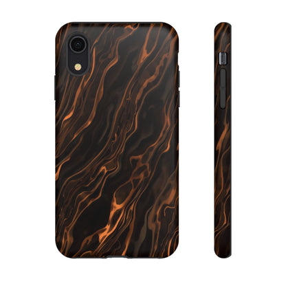 Copper Swirl Phone Case — Tough Protective iPhone Cover