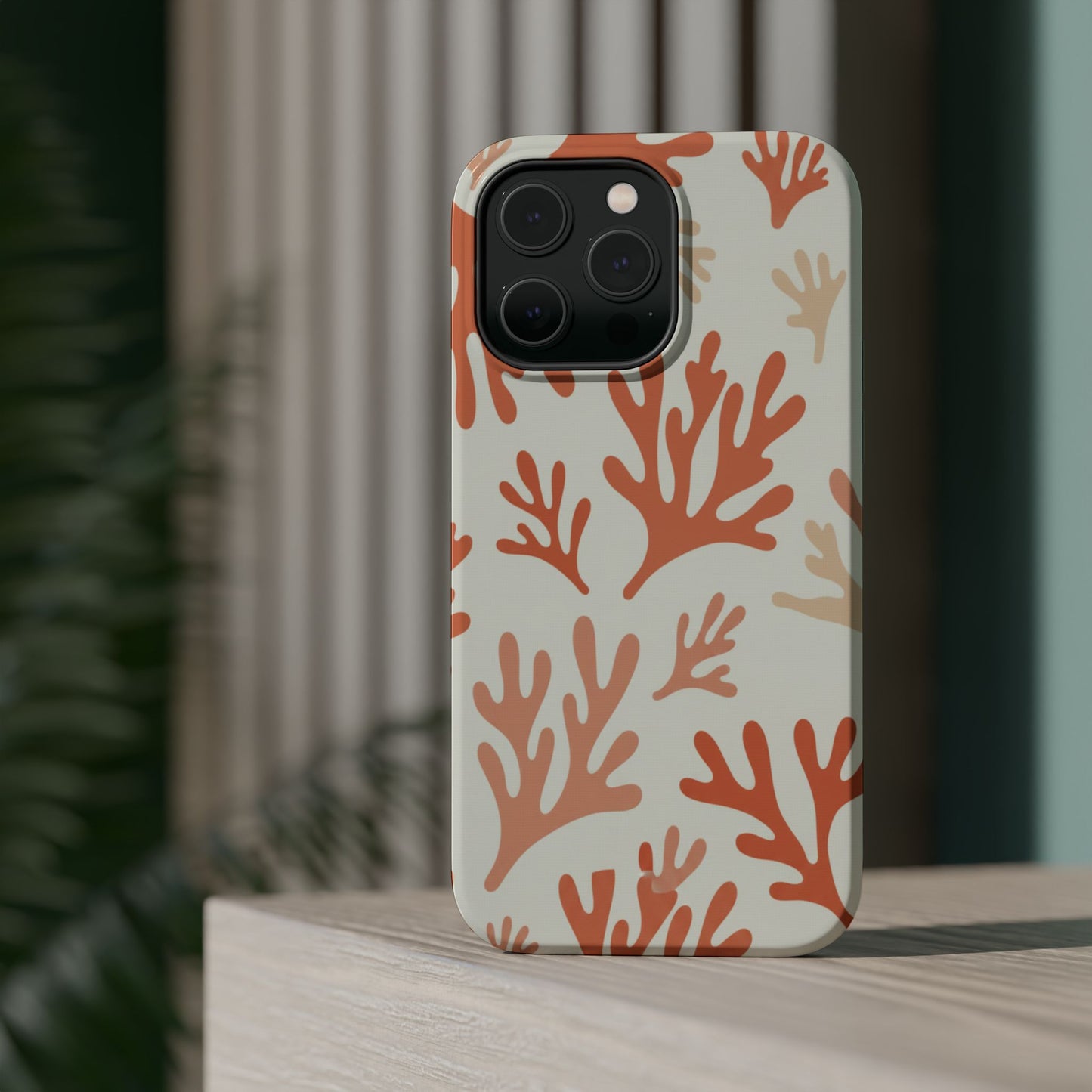 Coral Reef Magnetic Impact Phone Case — Protective MagSafe-Compatible Design