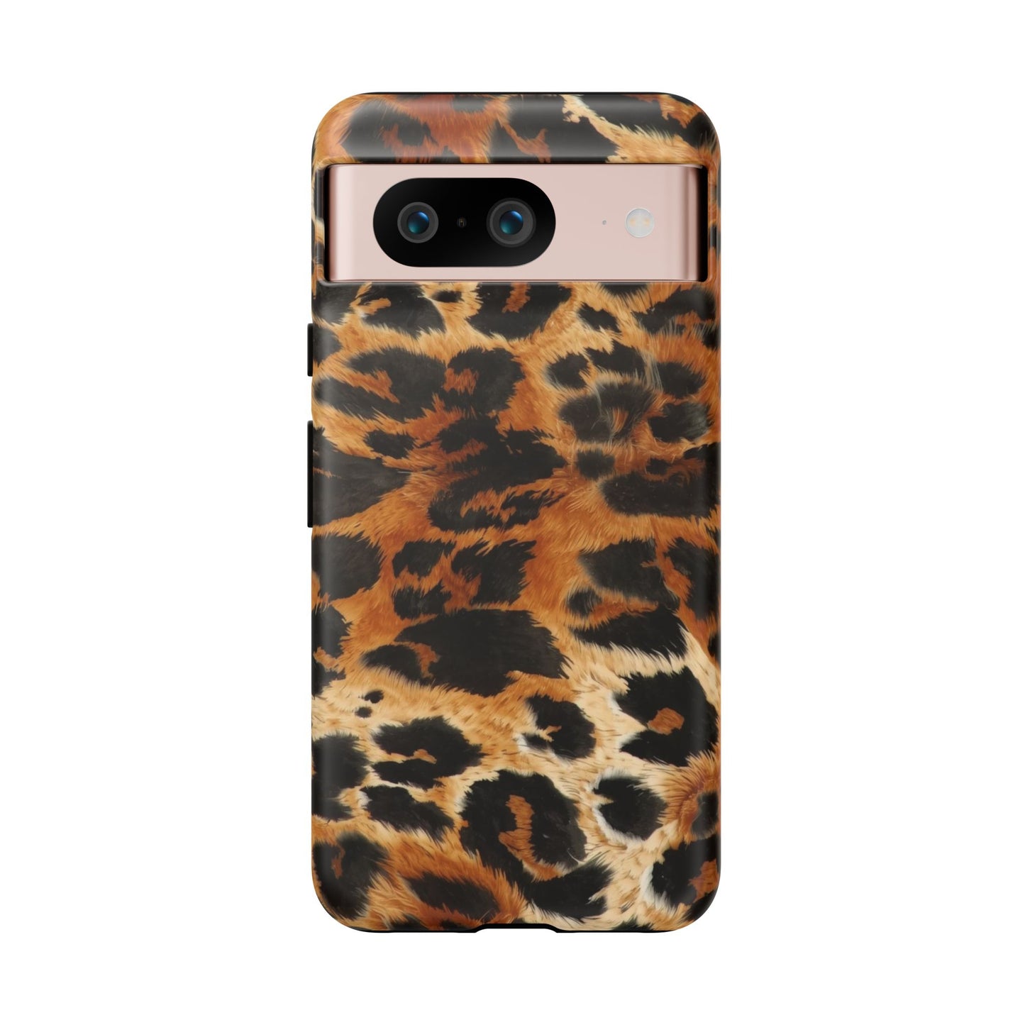 Leopard Print Tough Phone Case – Rugged Protective iPhone Cover