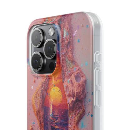 Phone Case — Surreal Sunset Bottle Art Flexible Protective Cover