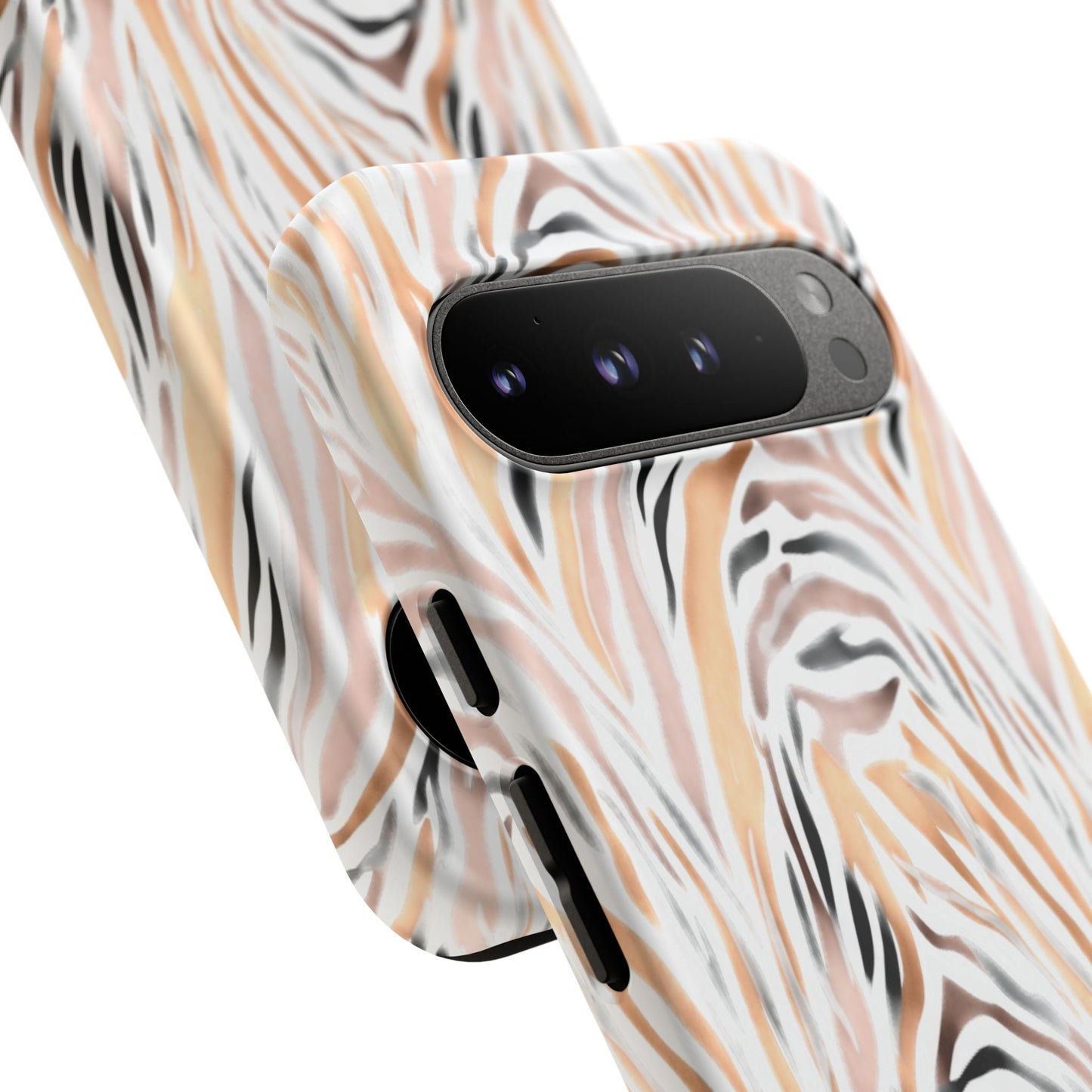 Tough Case — Neutral Watercolor Tiger Stripe Phone Case