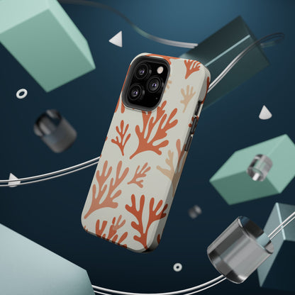 Coral Reef Magnetic Impact Phone Case — Protective MagSafe-Compatible Design