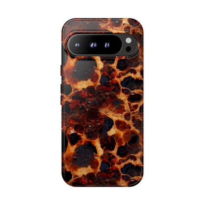 Tortoiseshell Phone Case — Protective iPhone Cover with Classic Amber Pattern