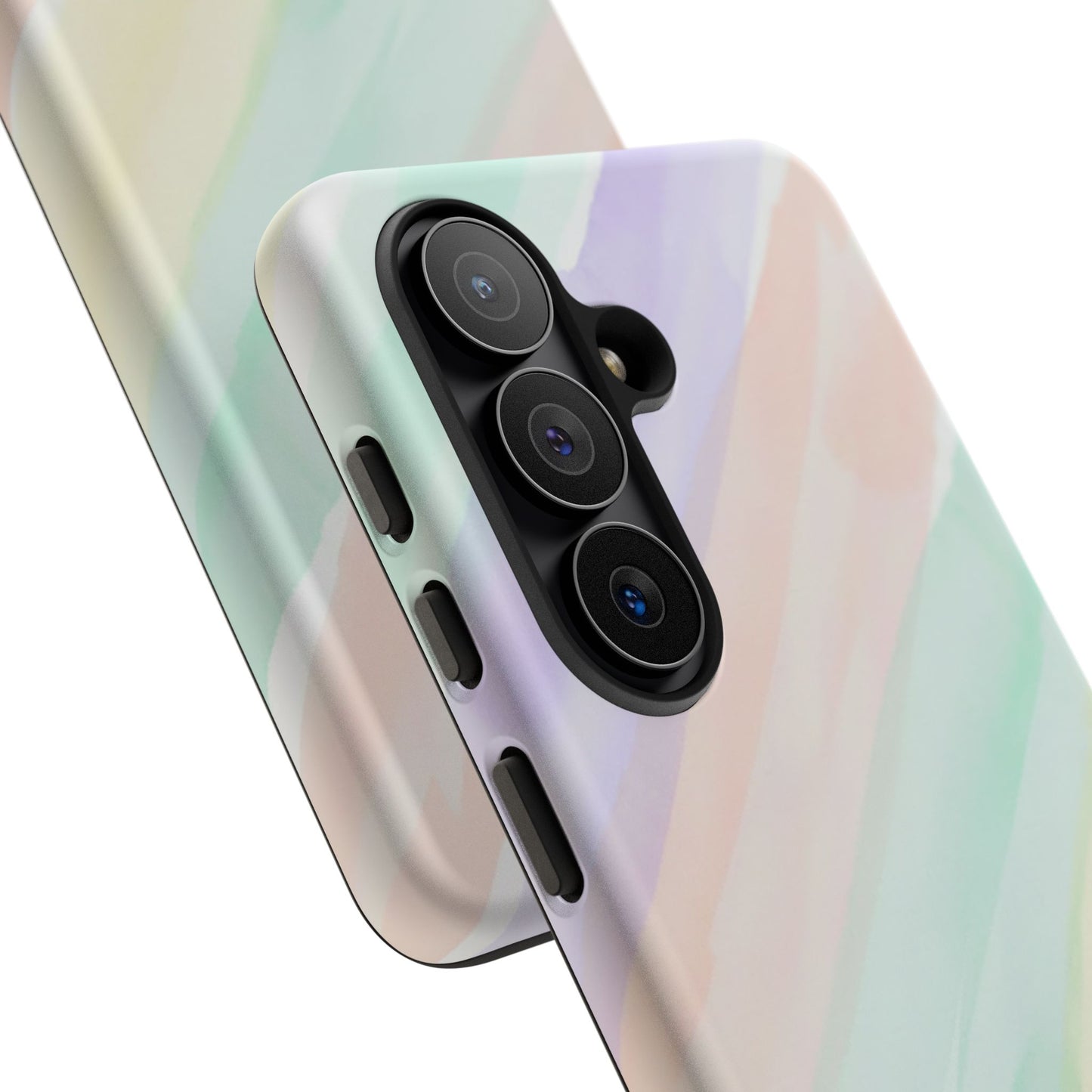 Pastel Watercolor Stripe Tough Phone Case