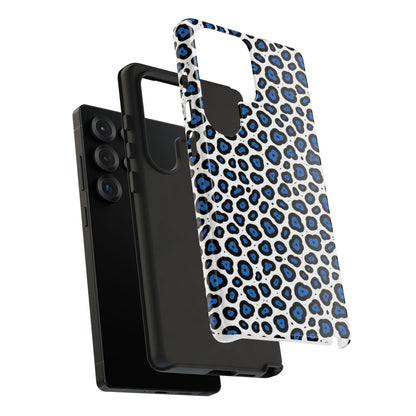 Blue Leopard Print Phone Case – Tough Protective Cover