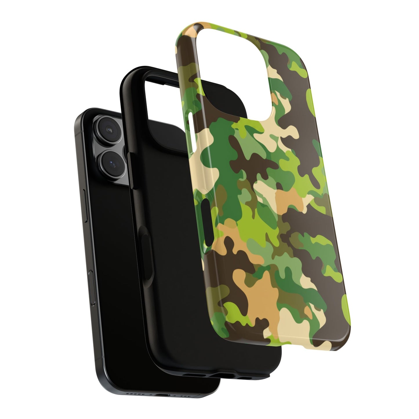 Camouflage Tough Phone Case — Military Camo Protective Cover