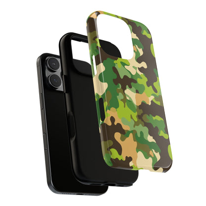 Camouflage Tough Phone Case — Military Camo Protective Cover