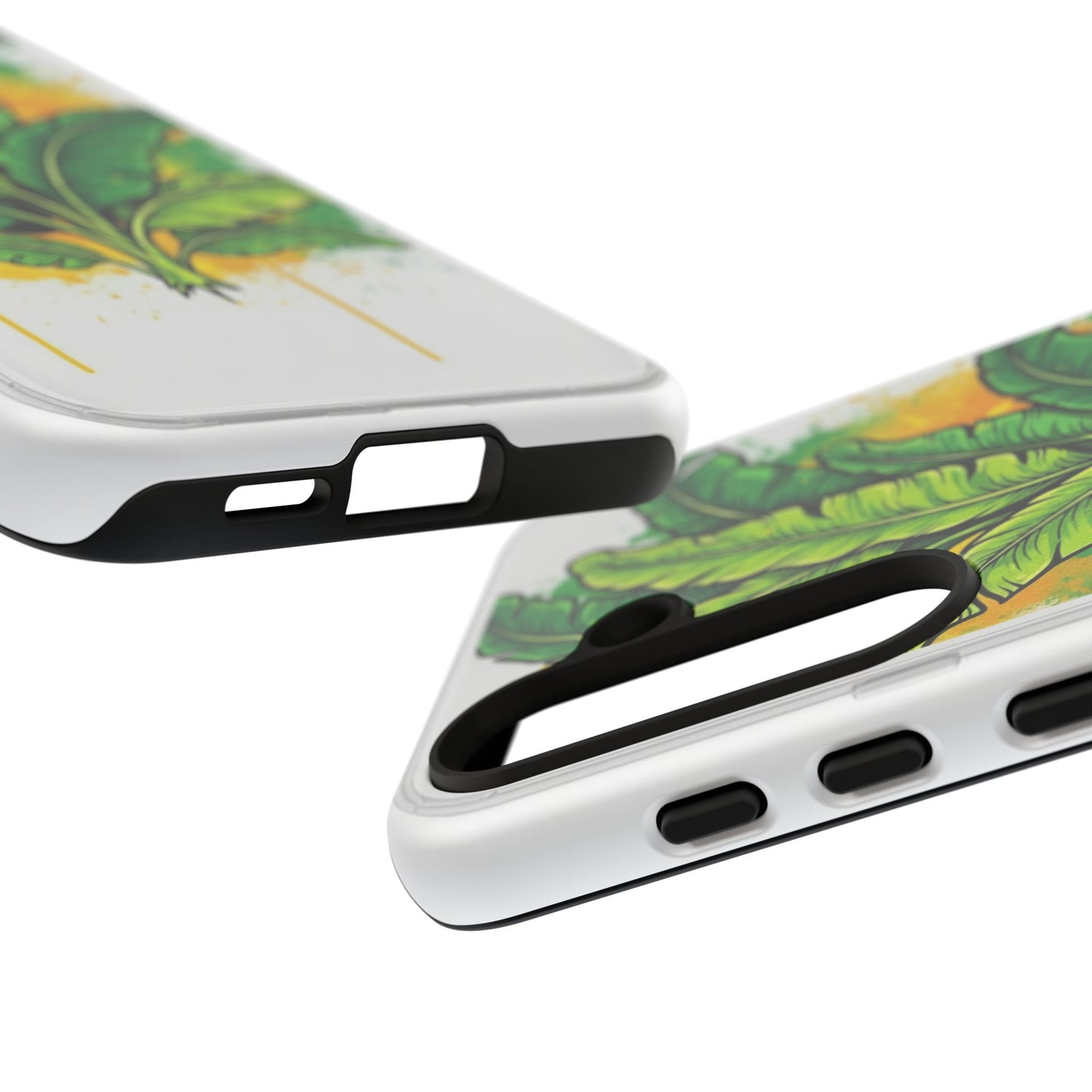 Tropical Banana Leaf Phone Case — Vibrant Green Plant Protector