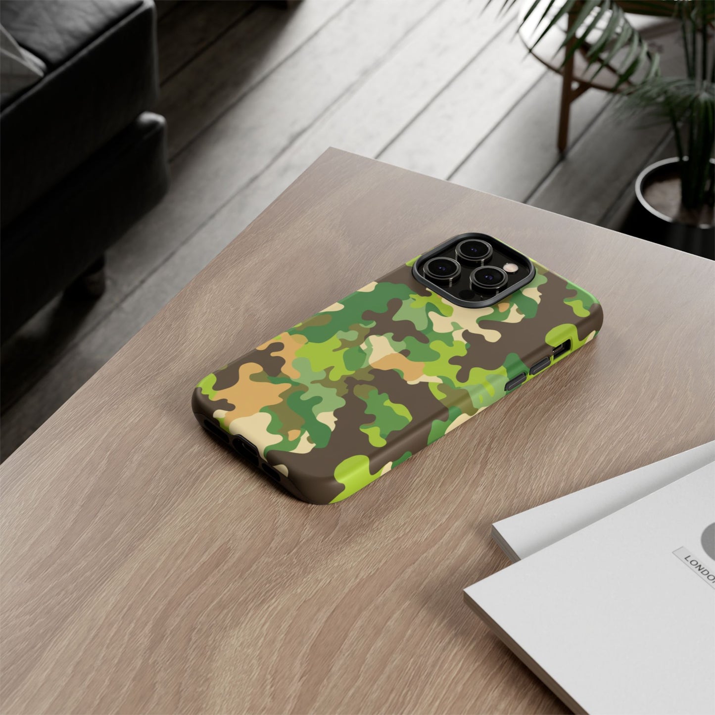 Camouflage Tough Phone Case — Military Camo Protective Cover