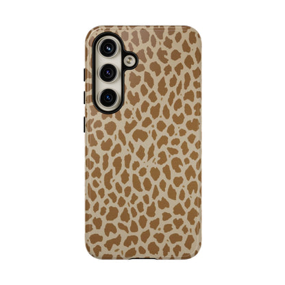 Leopard Print Tough Phone Case — Slim Protective Animal Pattern