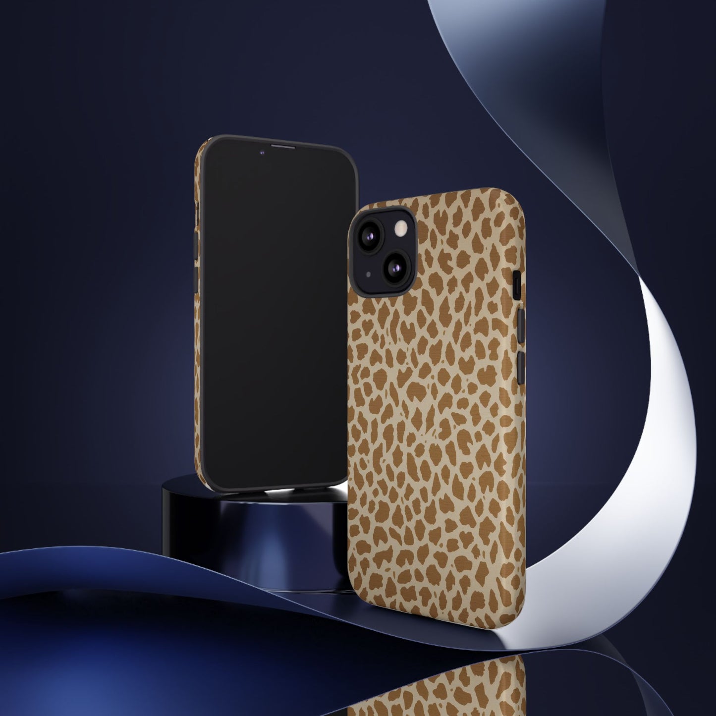 Leopard Print Tough Phone Case — Slim Protective Animal Pattern