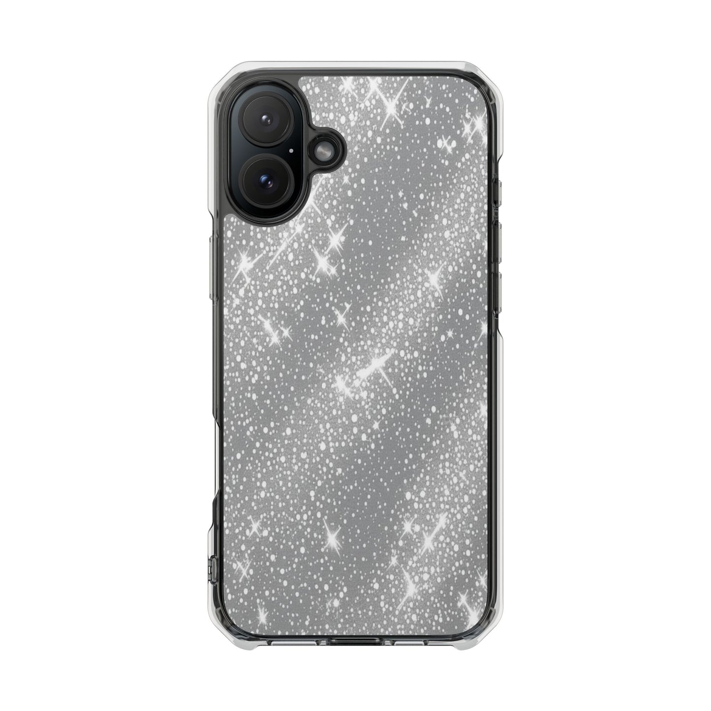 Clear Glitter Magnetic Phone Case — Sparkle Impact Protection