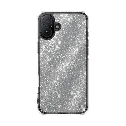 Clear Glitter Magnetic Phone Case — Sparkle Impact Protection
