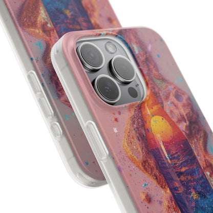 Phone Case — Surreal Sunset Bottle Art Flexible Protective Cover
