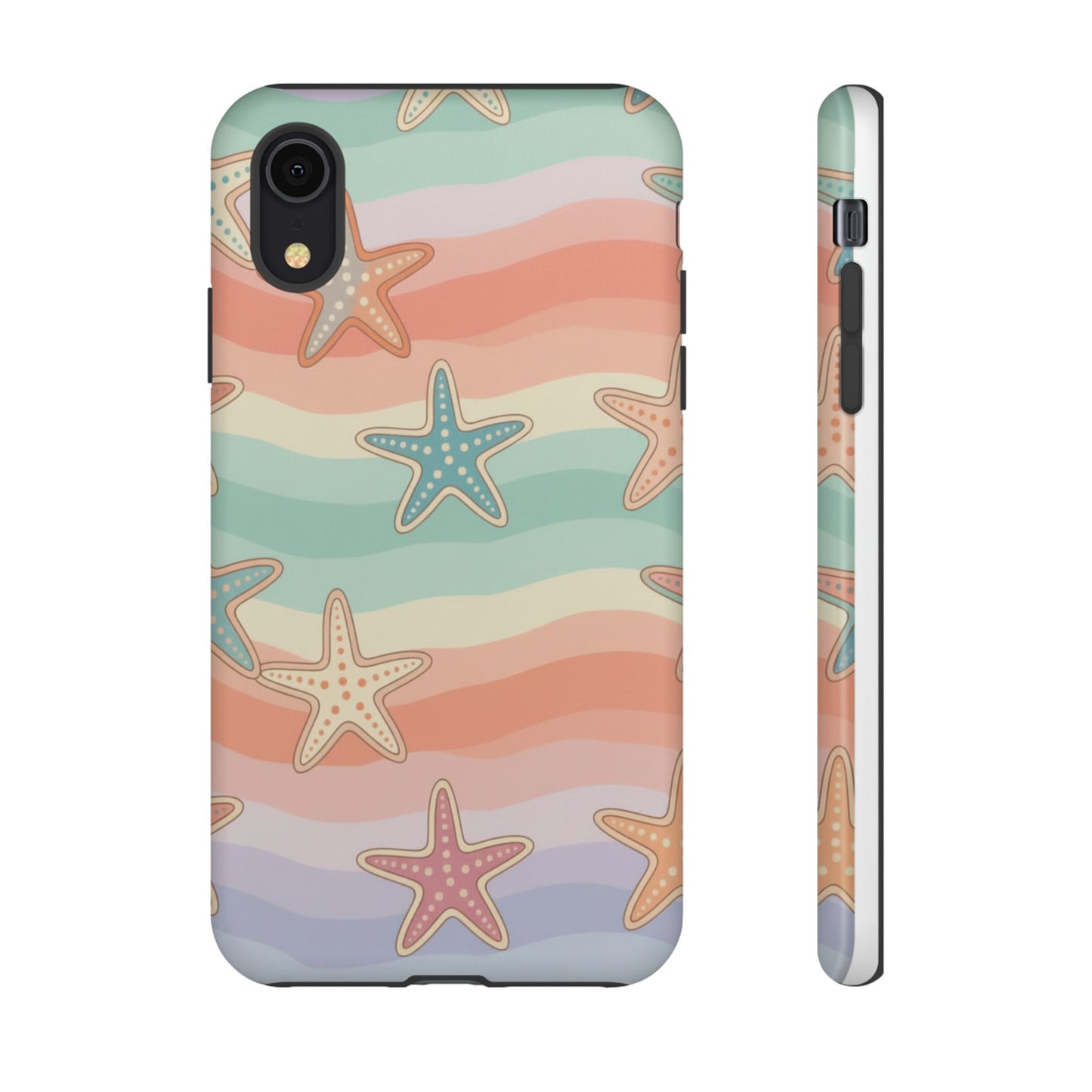 Starfish Wave Tough Phone Case — Pastel Beach Protective Cover