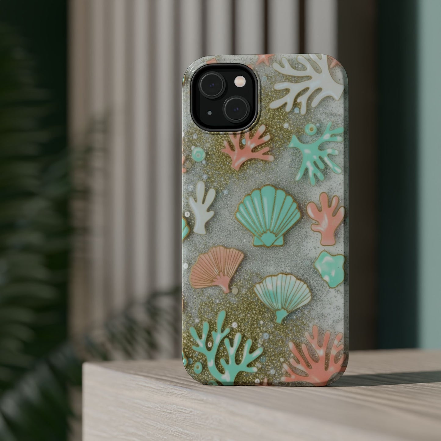 Seashell Coral Magnetic Impact Phone Case