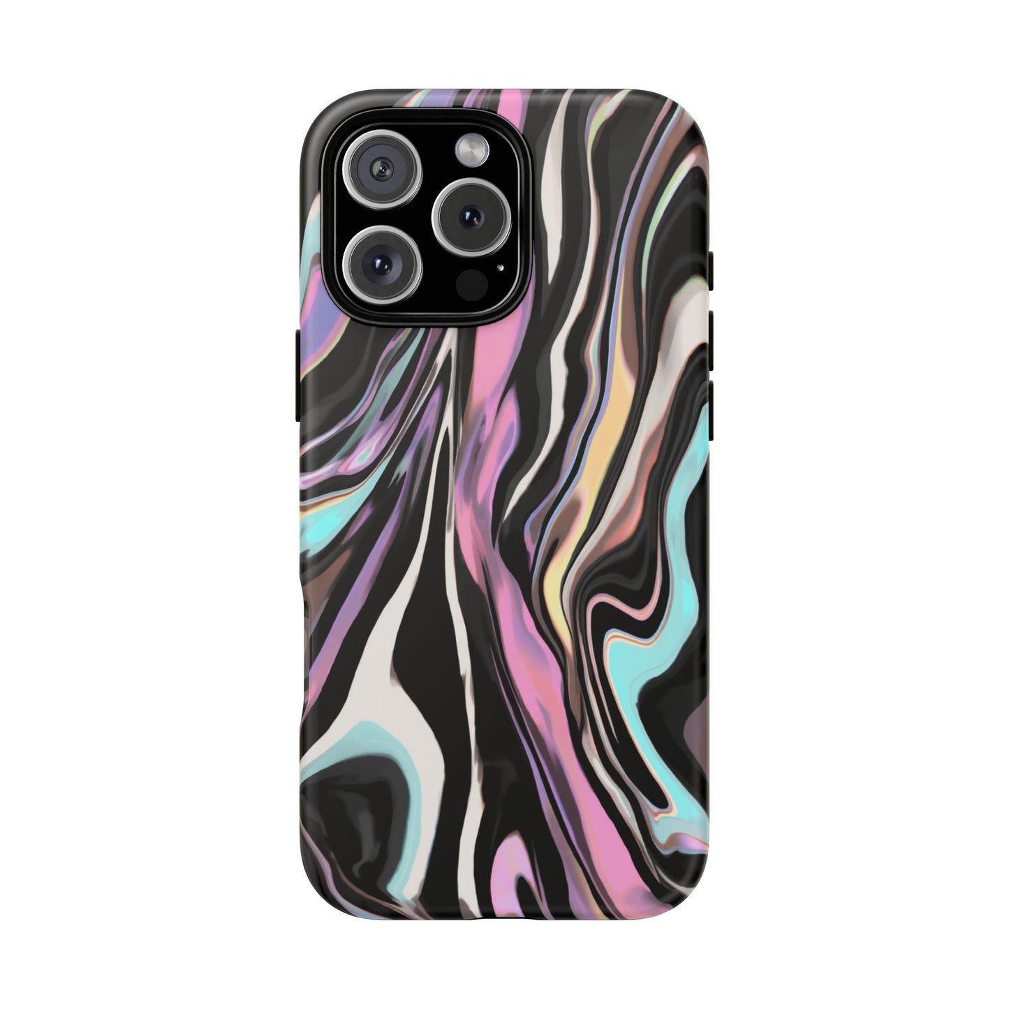 Abstract Marble Tough Phone Case — Pastel Swirl Protective Cover