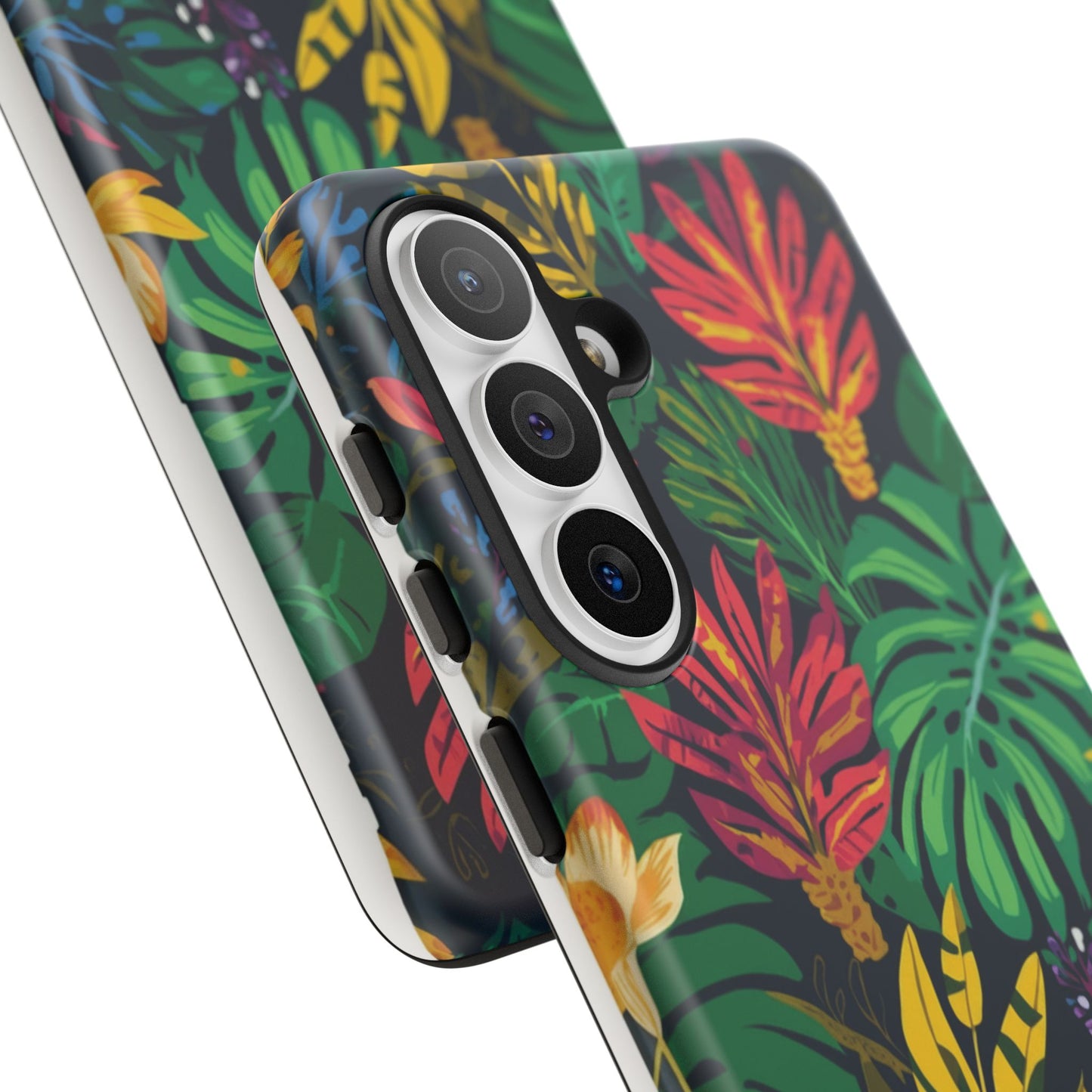 Tropical Floral Phone Case — Vibrant Jungle Leaf Protective Cover