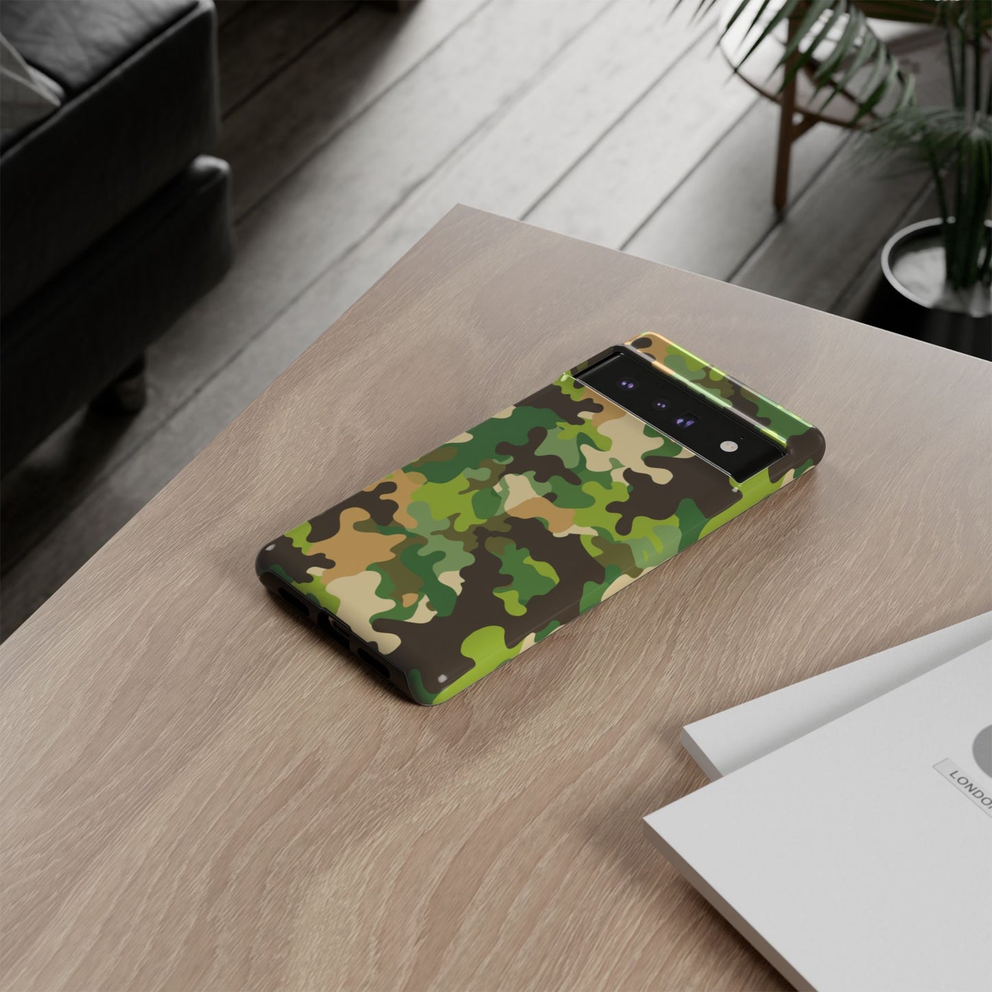 Camouflage Tough Phone Case — Military Camo Protective Cover