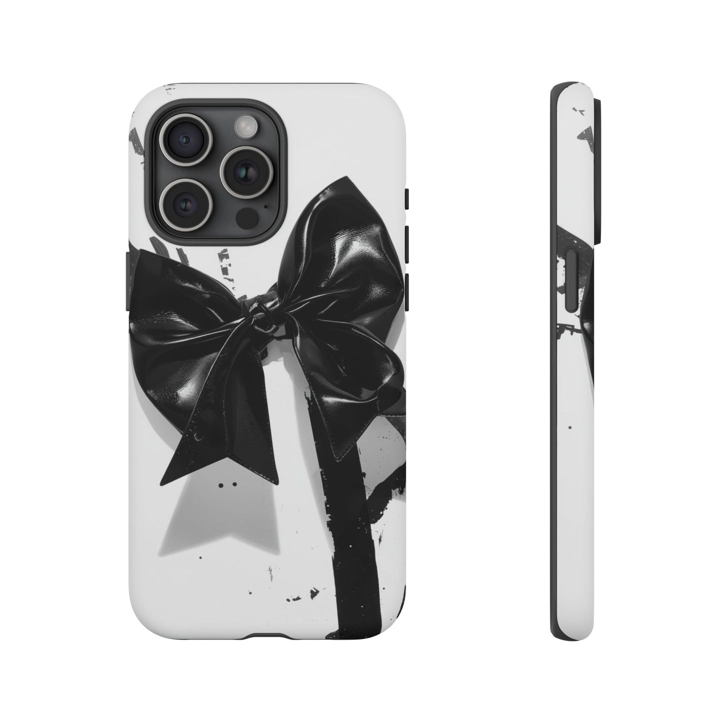 Phone Case — Black Bow Graphic Protective Cover
