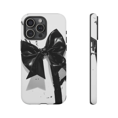 Phone Case — Black Bow Graphic Protective Cover