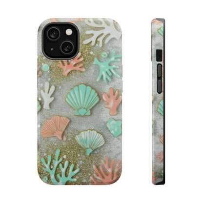Seashell Coral Magnetic Impact Phone Case