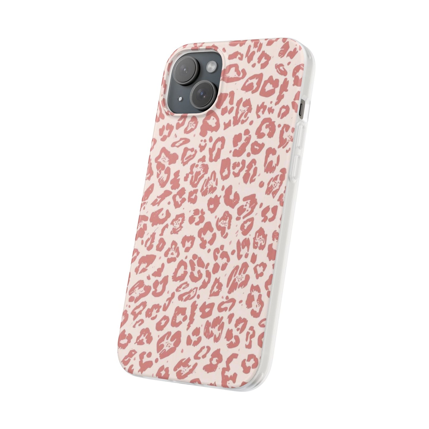 Pink Leopard Print Phone Case – Slim Flexible Protective Cover