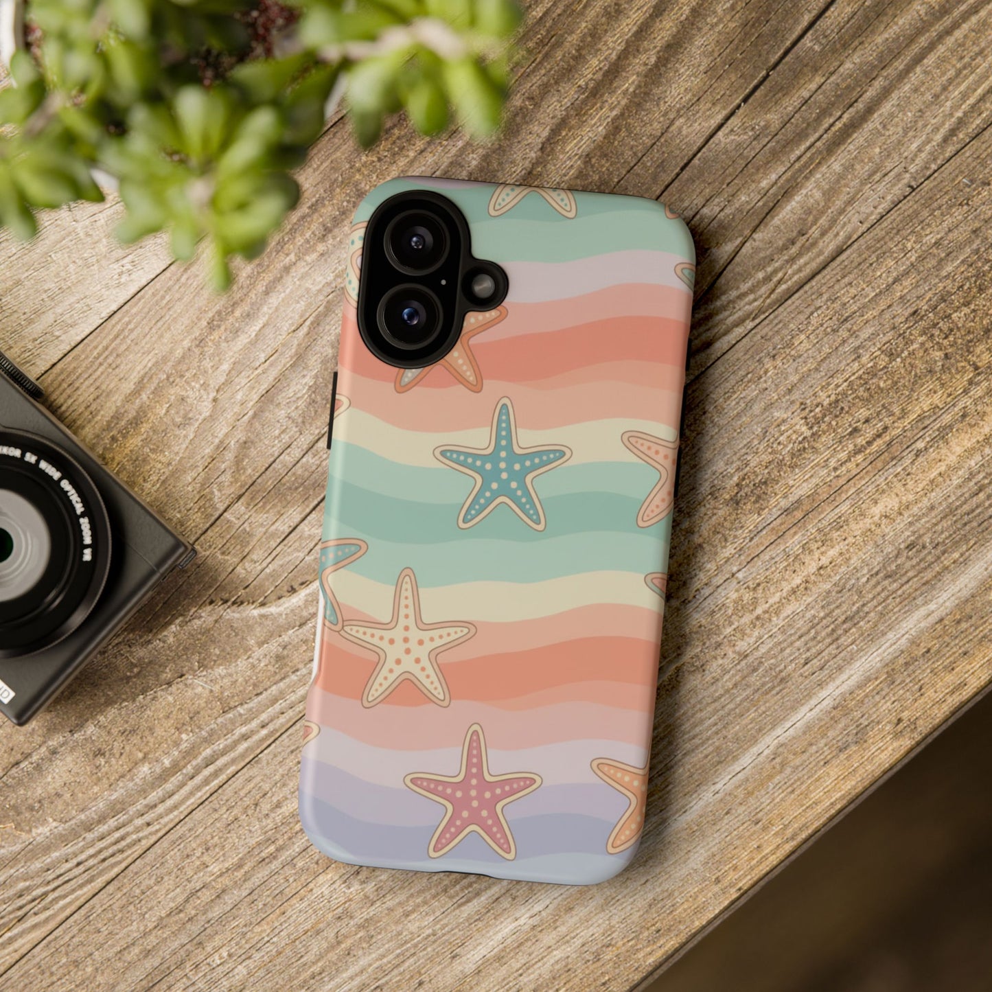 Starfish Wave Tough Phone Case — Pastel Beach Protective Cover