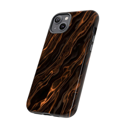Copper Swirl Phone Case — Tough Protective iPhone Cover