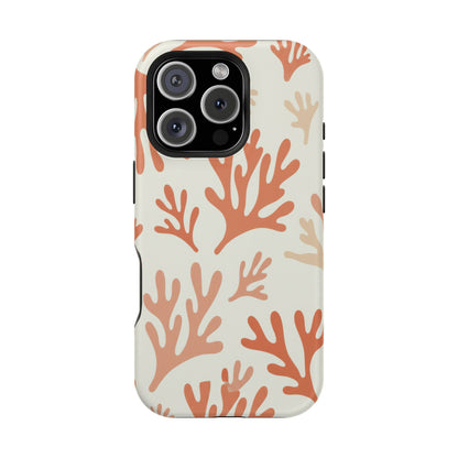 Coral Reef Magnetic Impact Phone Case — Protective MagSafe-Compatible Design