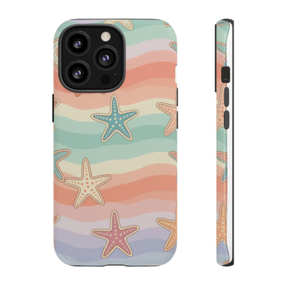Starfish Wave Tough Phone Case — Pastel Beach Protective Cover