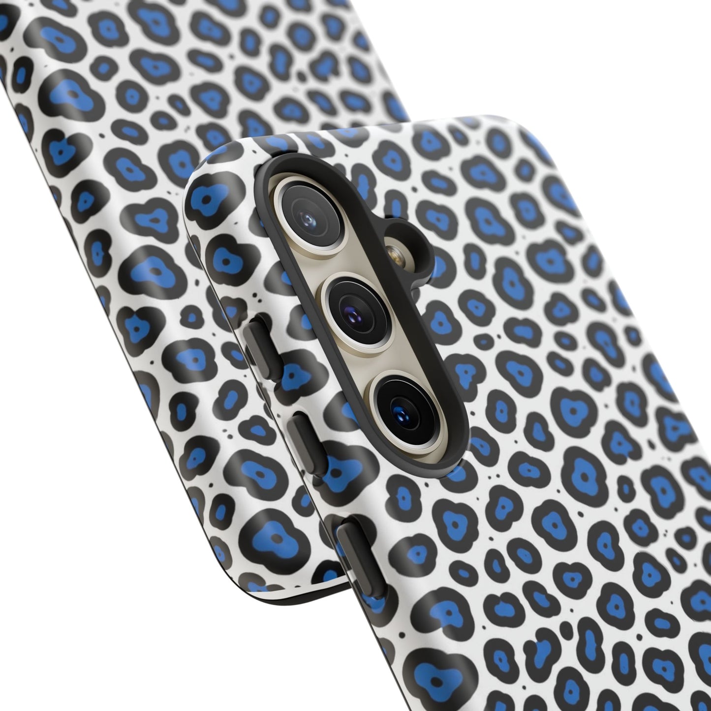 Blue Leopard Print Phone Case – Tough Protective Cover