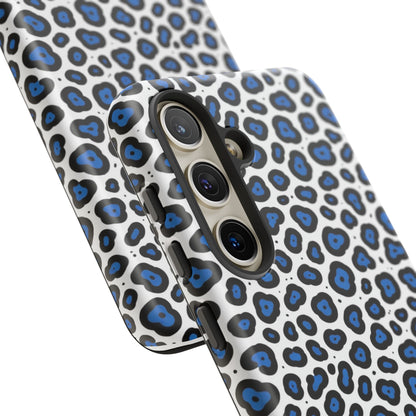 Blue Leopard Print Phone Case – Tough Protective Cover