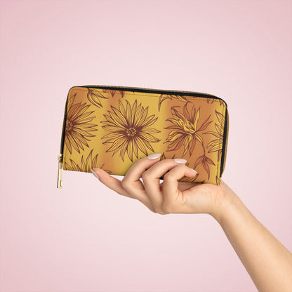 Women's Sunflower Wallet - Summer Floral Wallet