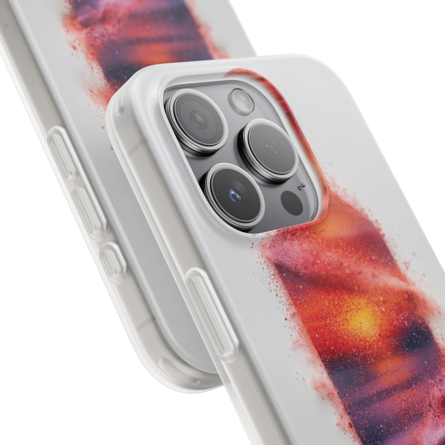 Galaxy Bottle Phone Case — Abstract Cosmic Beverage Design Flexible Case
