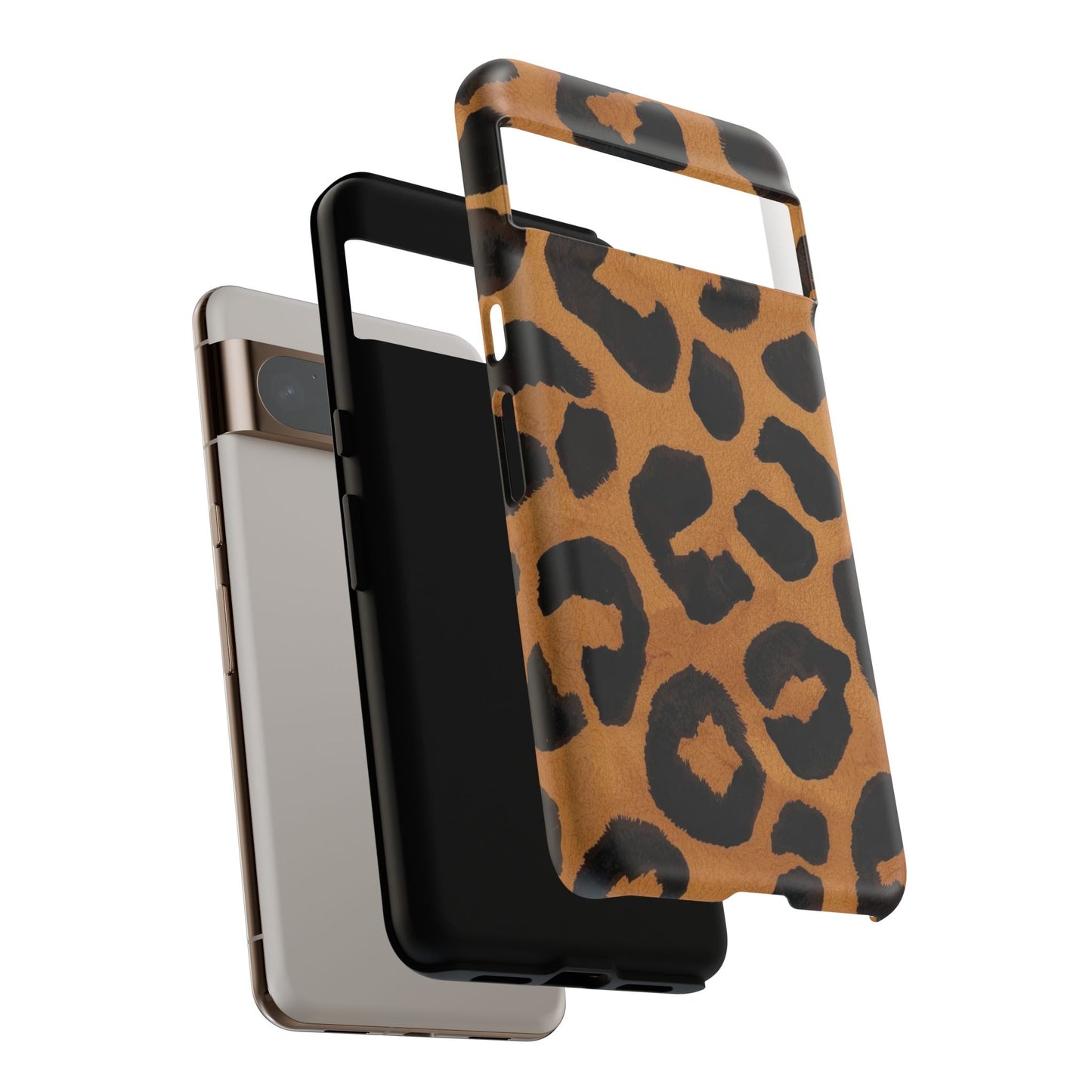 Leopard Print Tough Phone Case — Protective Animal Print iPhone Case