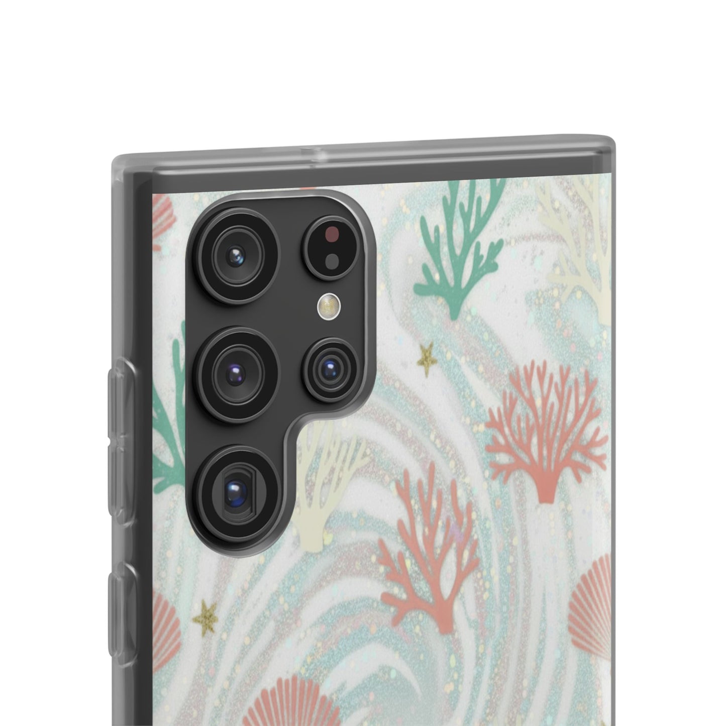 Pastel Seashell Phone Case — Coral Reef Wave iPhone Cover