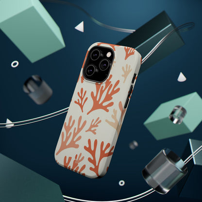 Coral Reef Magnetic Impact Phone Case — Protective MagSafe-Compatible Design