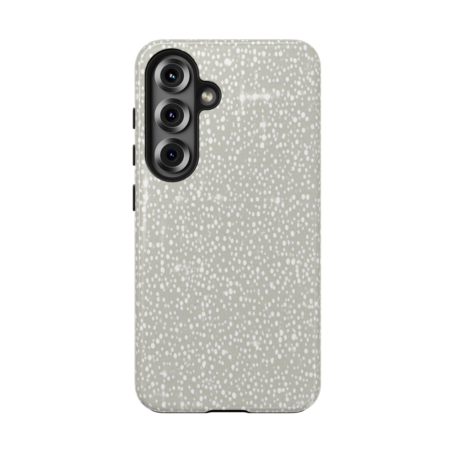 Speckled Gray Tough Phone Case — Protective Shockproof iPhone Cover
