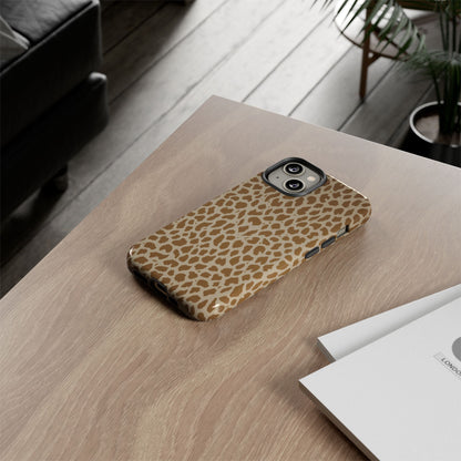 Leopard Print Tough Phone Case — Slim Protective Animal Pattern