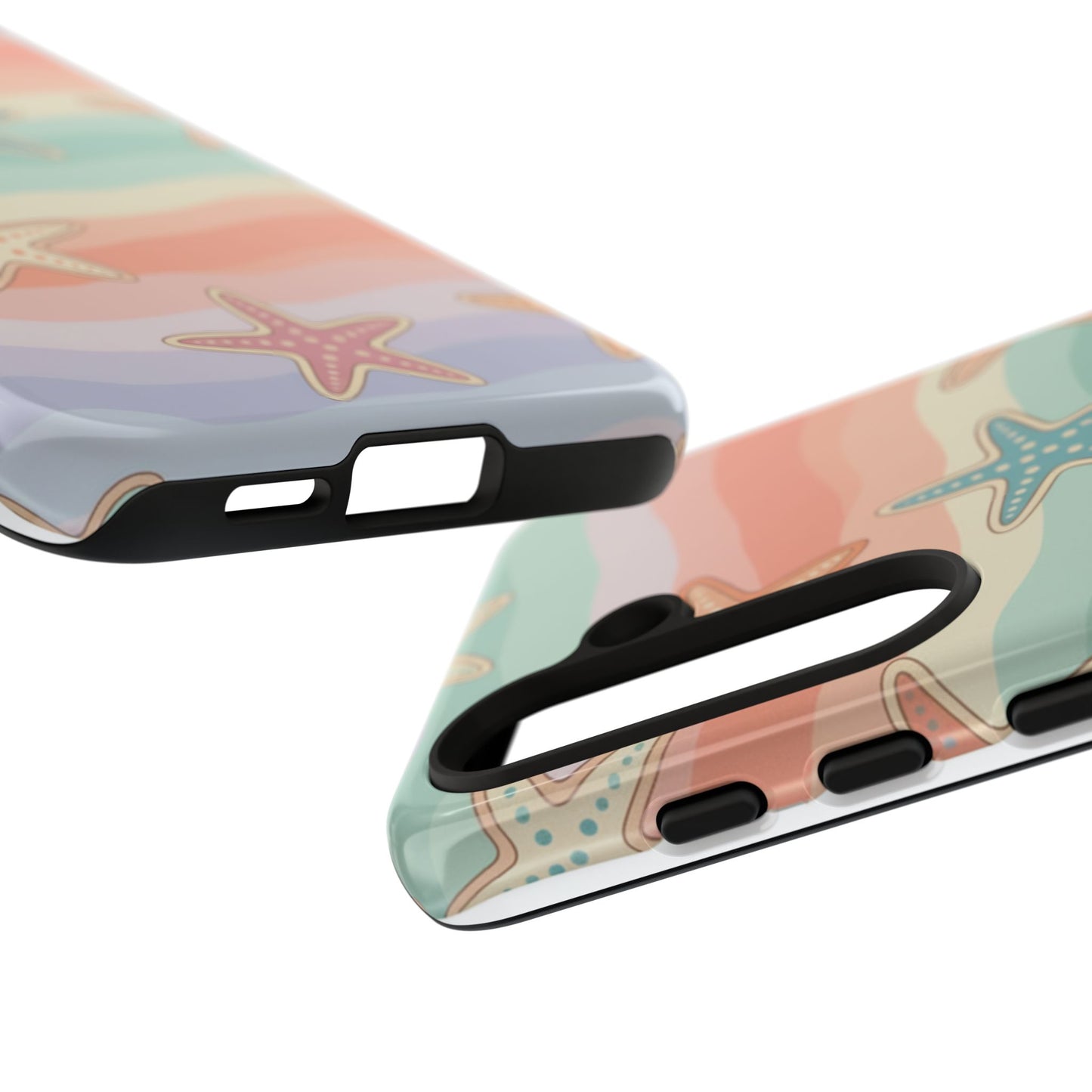 Starfish Wave Tough Phone Case — Pastel Beach Protective Cover
