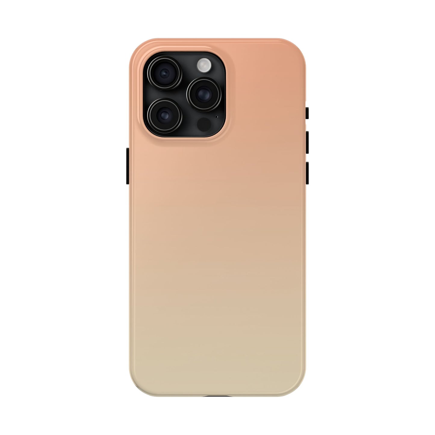 Gradient Tough Phone Case — Peach Ombre Protective Cover