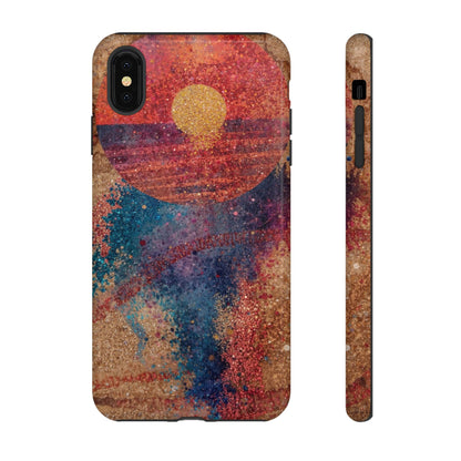 Retro Sunset Tough Phone Case