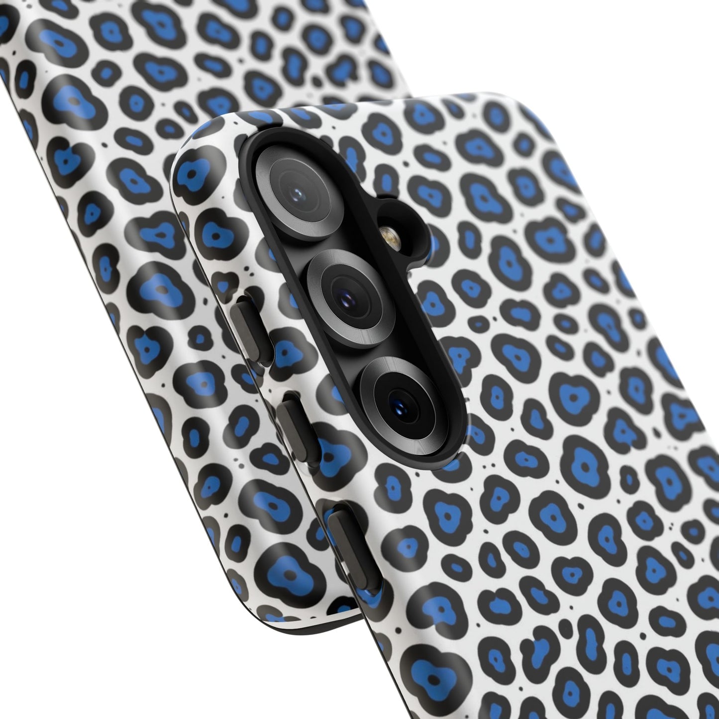 Blue Leopard Print Phone Case – Tough Protective Cover
