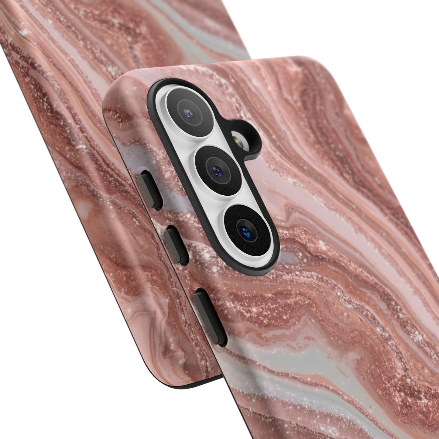 Rose Gold Marble Tough Phone Case