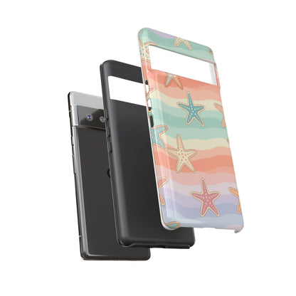 Starfish Wave Tough Phone Case — Pastel Beach Protective Cover